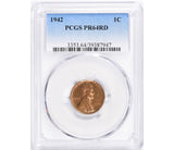 1942 Lincoln Cent Proof PCGS PR64RD 3353.64.39387947